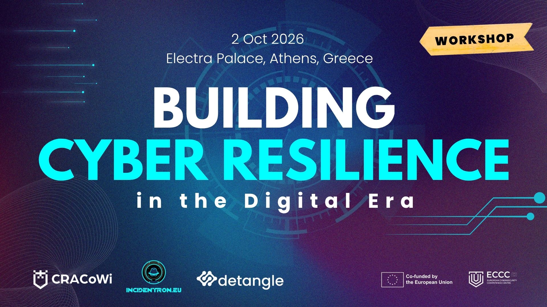 Baner: CRACoWi Building Cyber Resilience in the Digital Era