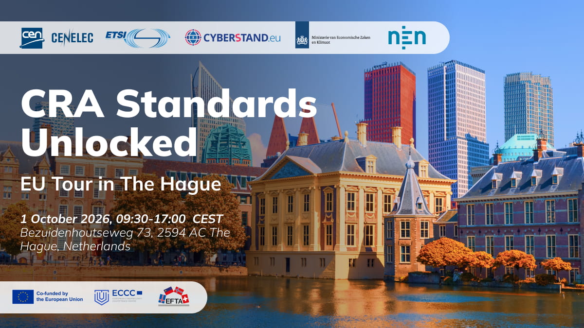 Baner: CRA Standards Unlocked - EU Tour in The Hague