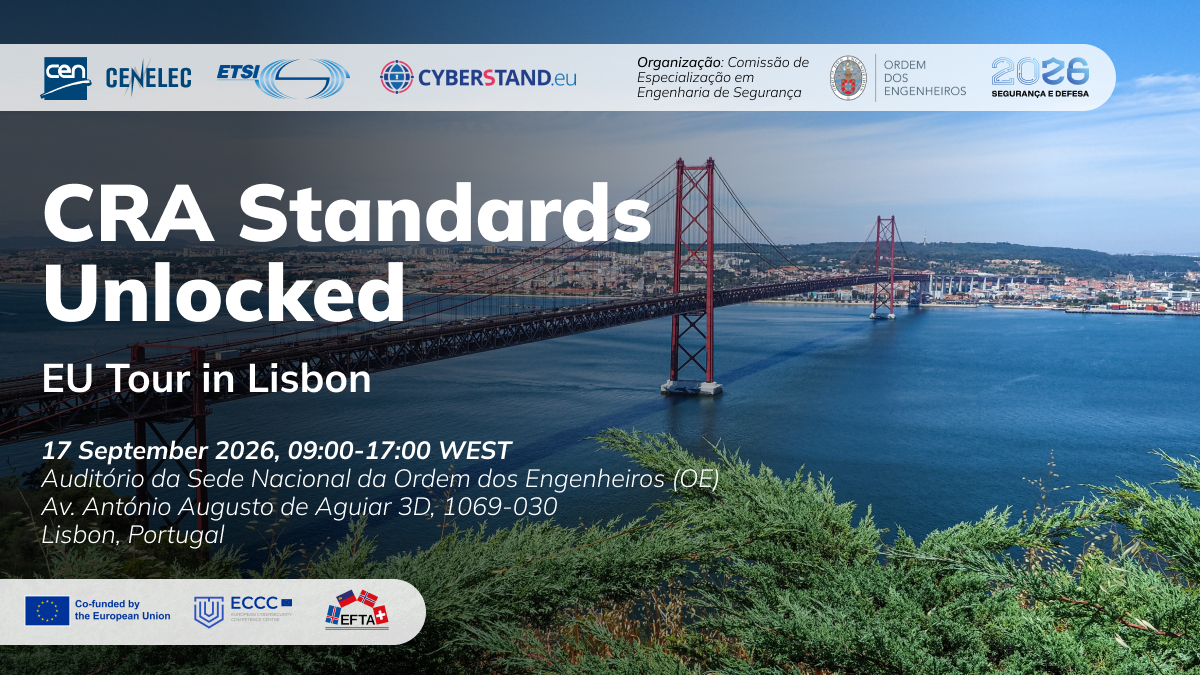 Baner: CRA Standards Unlocked - EU Tour in Lisbon