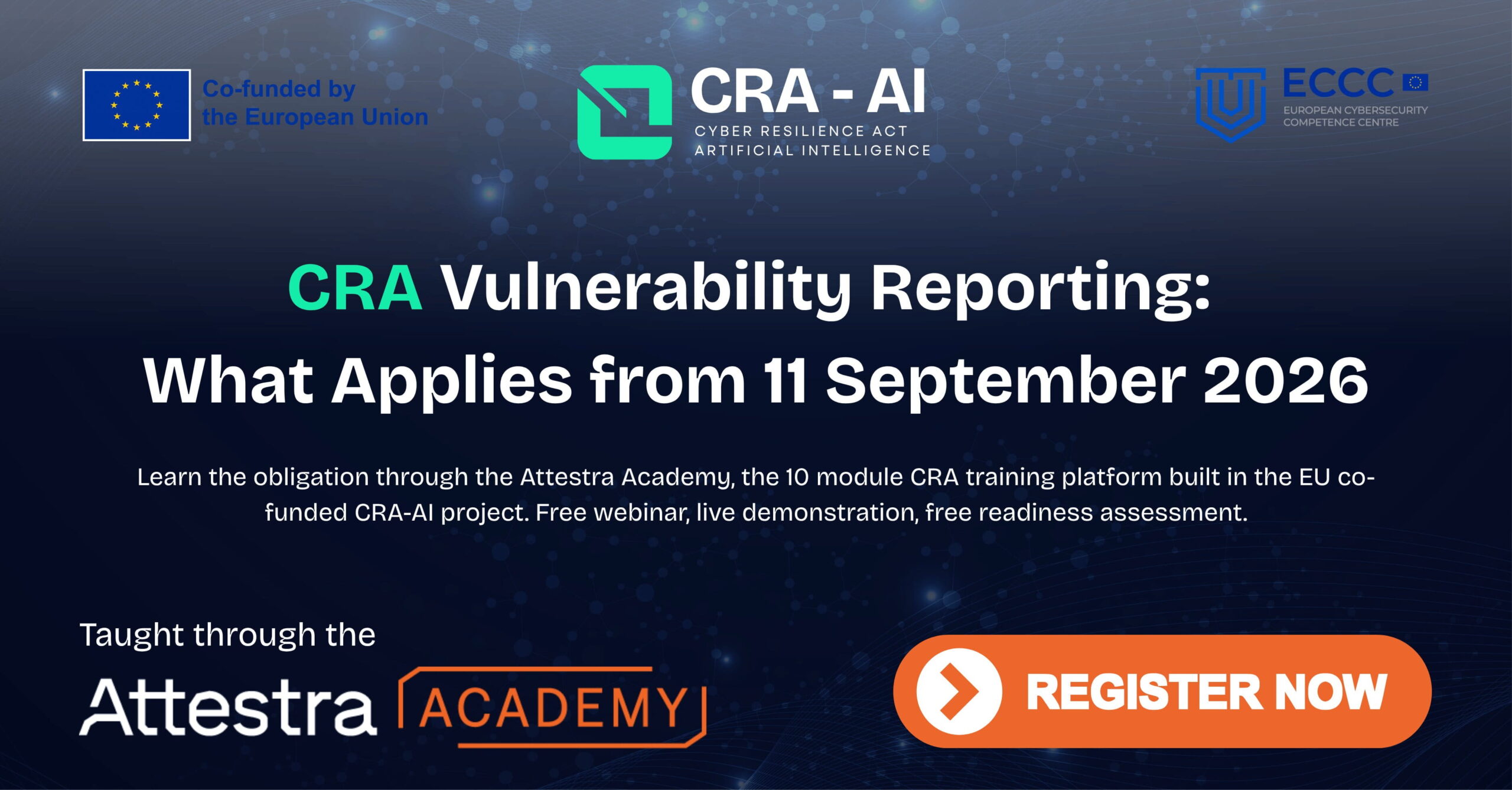 Baner: CRA Vulnerability Reporting: What Applies from 11 September 2026