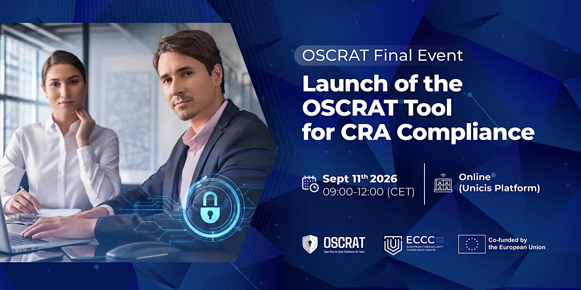 Baner: OSCRAT Final Event: Launch of the OSCRAT Tool for CRA Compliance