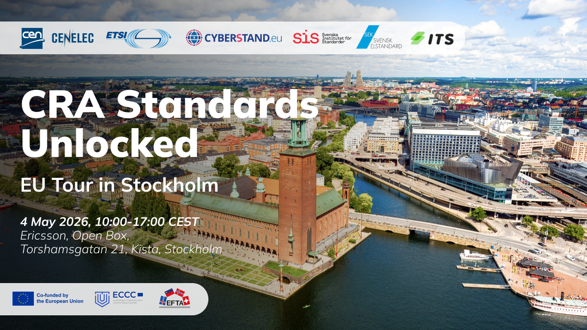 Baner: CRA Standards Unlocked - EU Tour in Stockholm