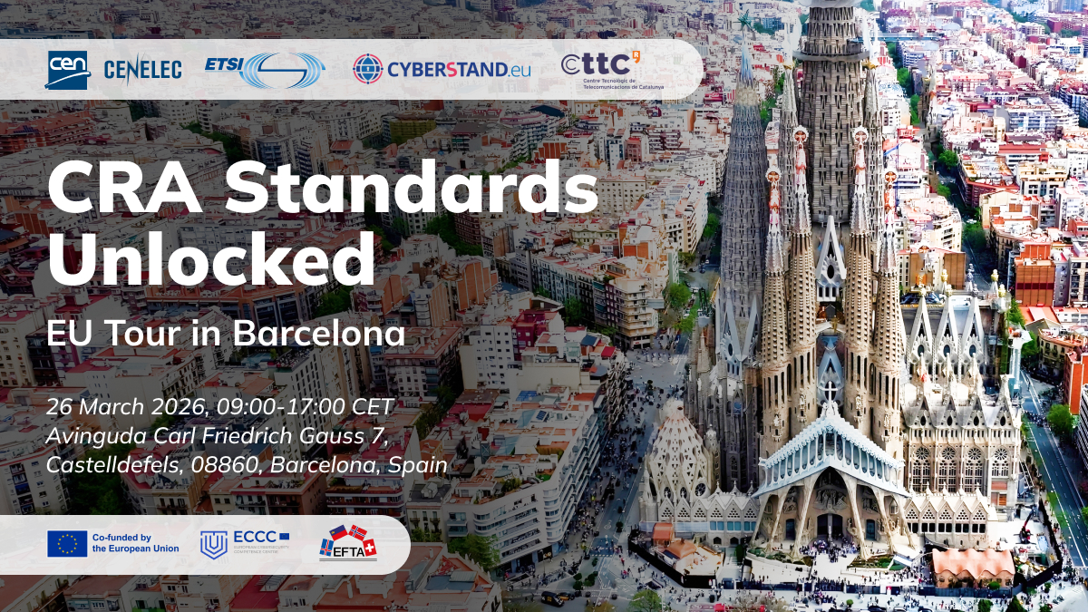Baner: CRA Standards Unlocked - EU Tour in Barcelona