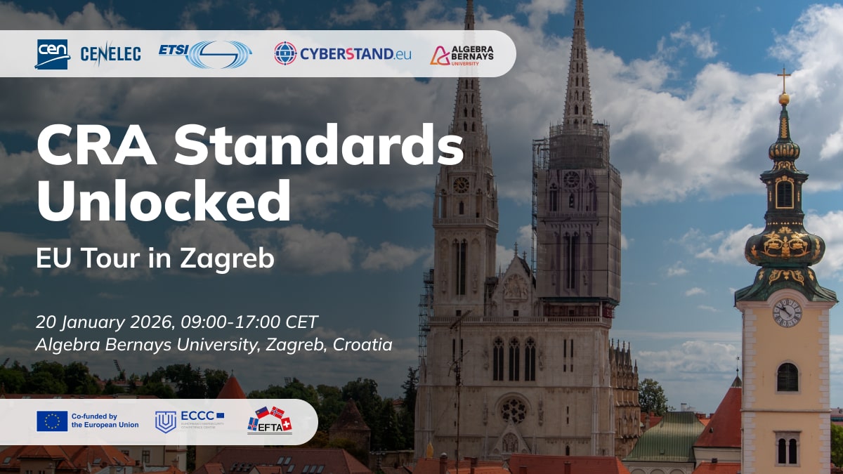 Baner: CRA Standards Unlocked - EU Tour in Zagreb